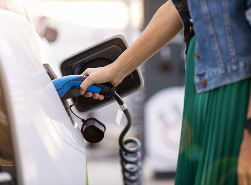 Charging of an electric car